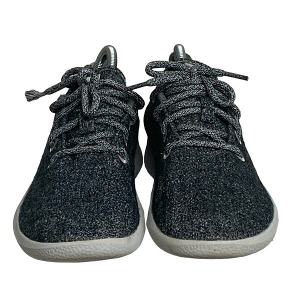 WOMENS ALLBIRDS WOOL RUNNERS ATHLETIC SHOES SIZE 9 GRAY BLACK NICE - Picture 2 of 6